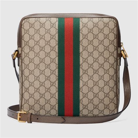 gucci bolso cruzado|Gucci leather shoulder bag.